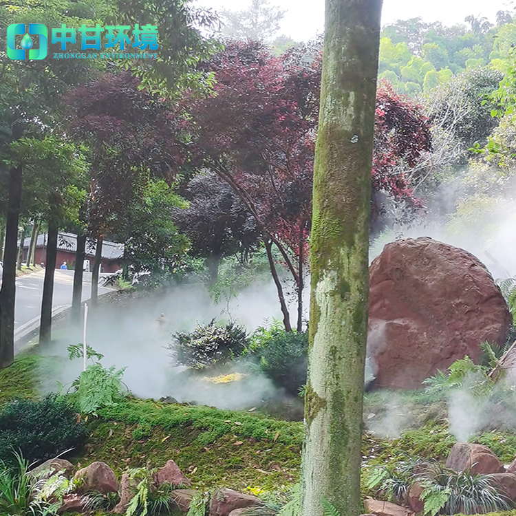 浙江假山公园水雾造景系统