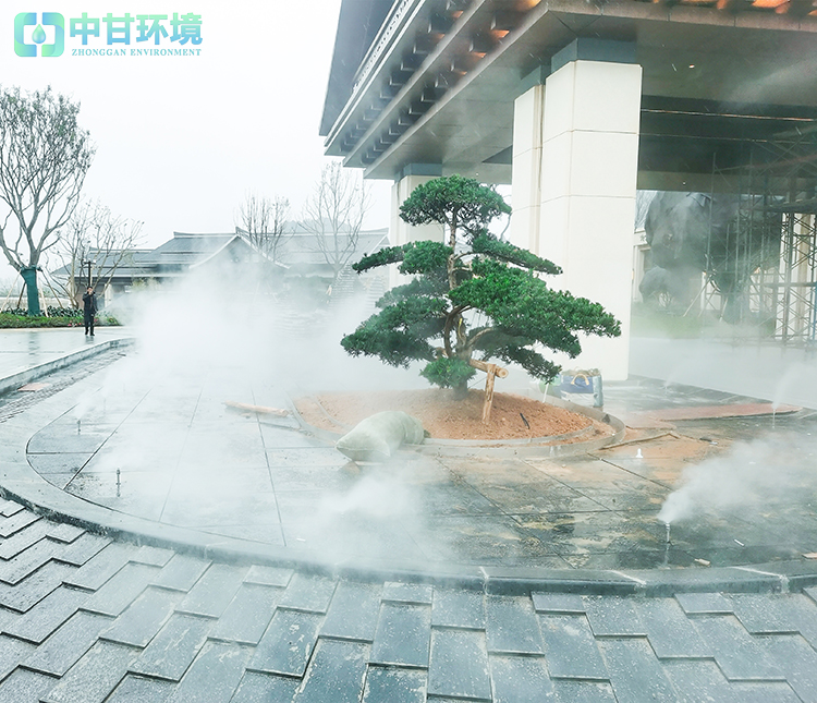 香港温泉水雾造景定做