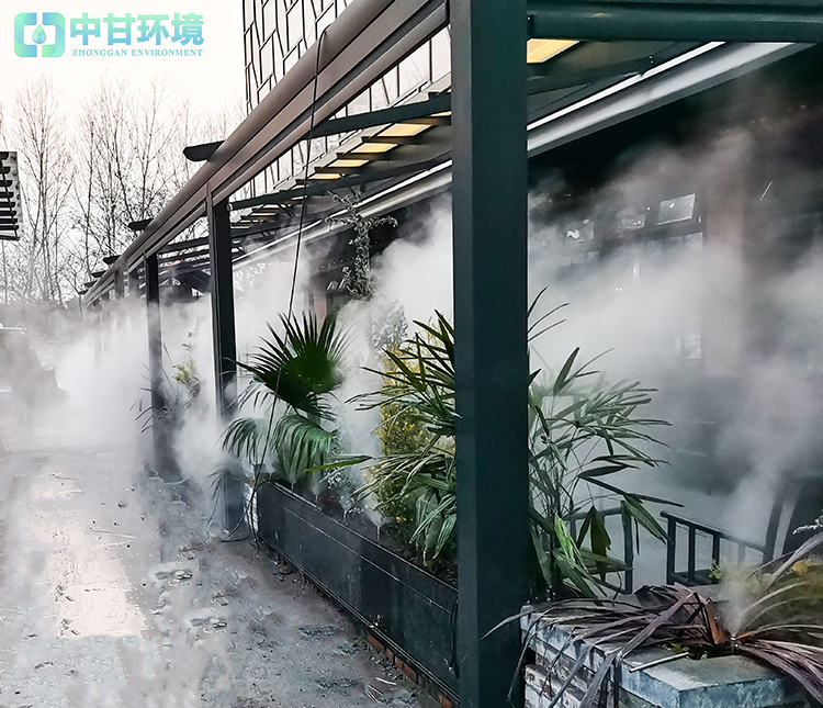 浙江假山公园水雾造景设施