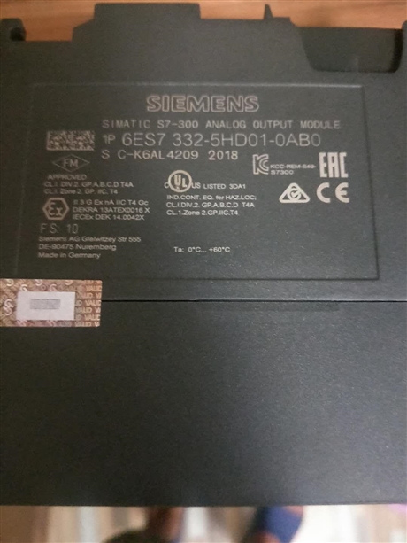 西门子S7-300FM352电子凸轮控制器