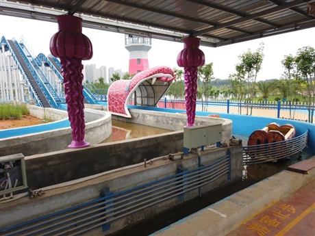 游乐设备生产厂家天鸿亲子乐园设备大冲刺激流勇进