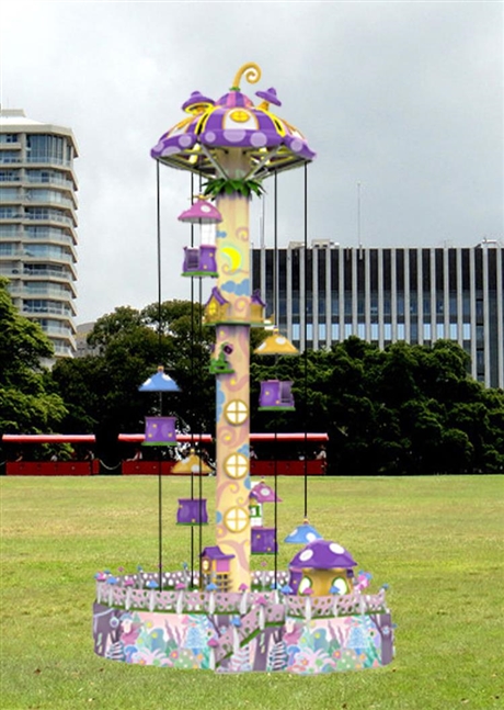 天鸿厂家直供观光游乐设备迷你升降塔