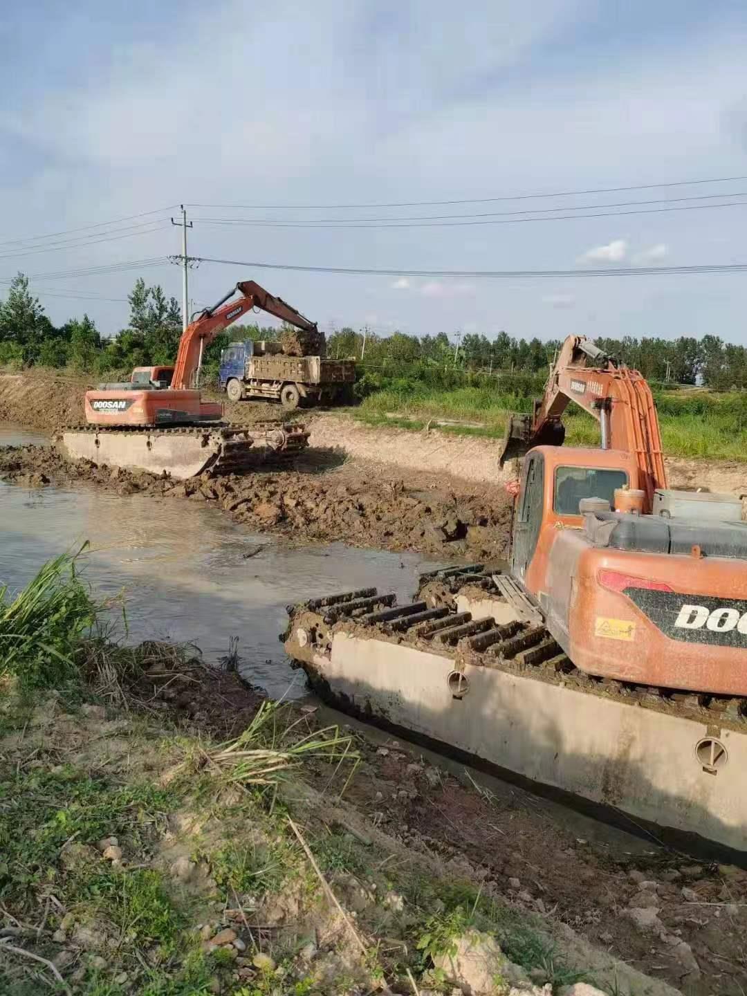 佳木斯水陆挖机租赁哪里有全国服务