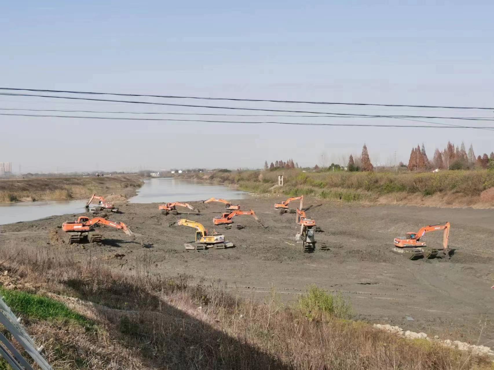 双鸭山河道清淤水挖打桩机租赁信息