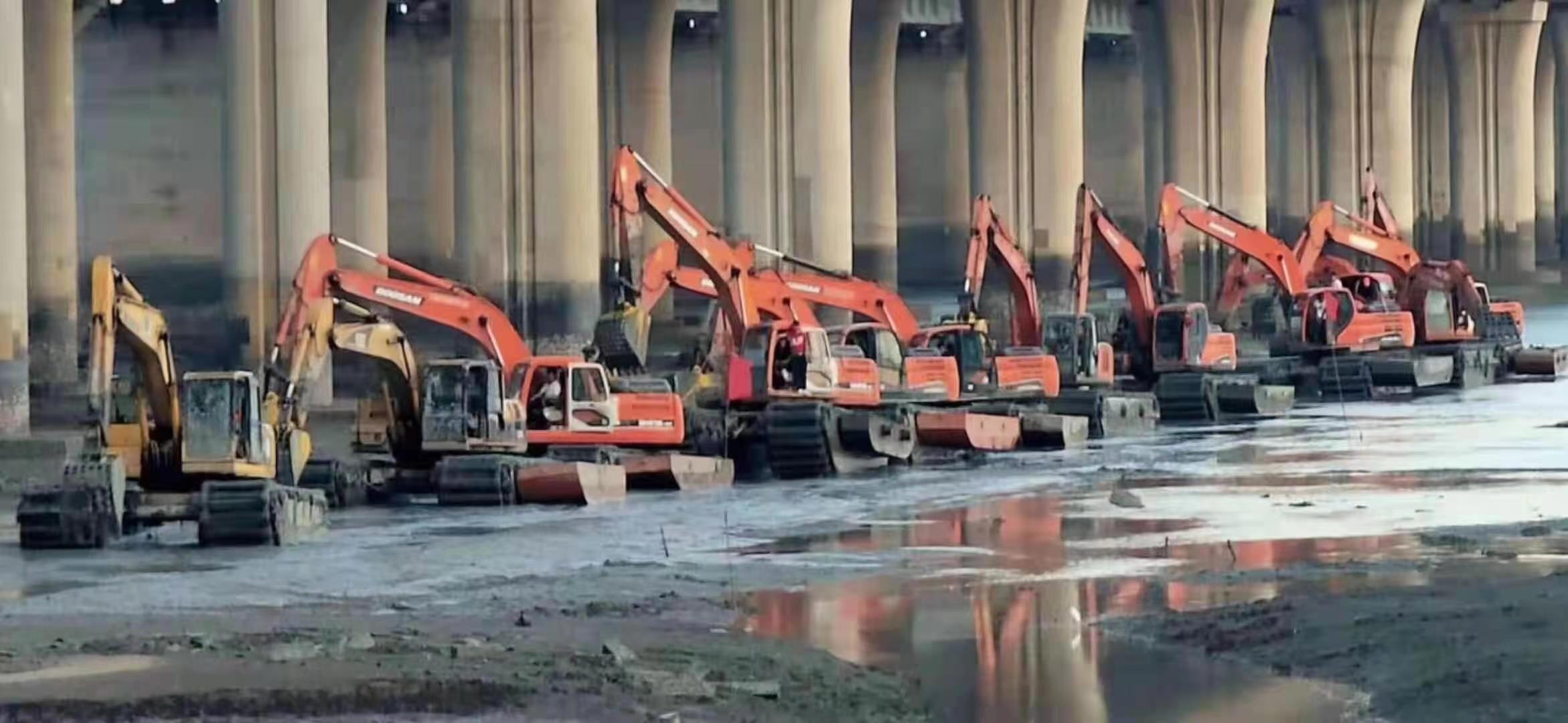 邵阳湿地水上挖掘机挖淤泥公司