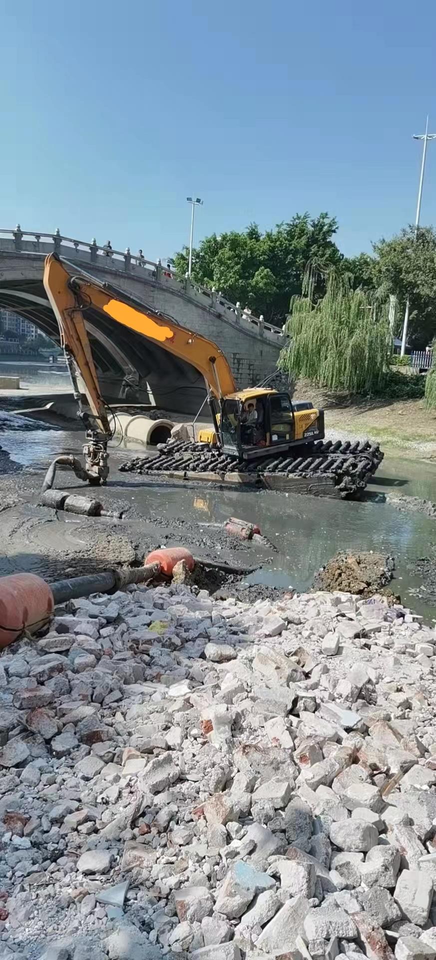 船挖机河道清淤价格延边施工