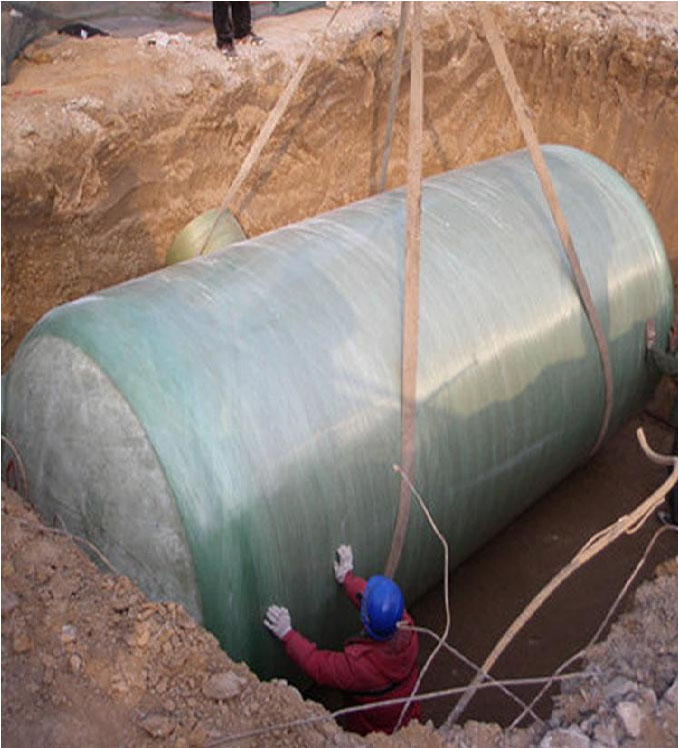 淄博市缠绕农村污玻璃钢化粪罐加工