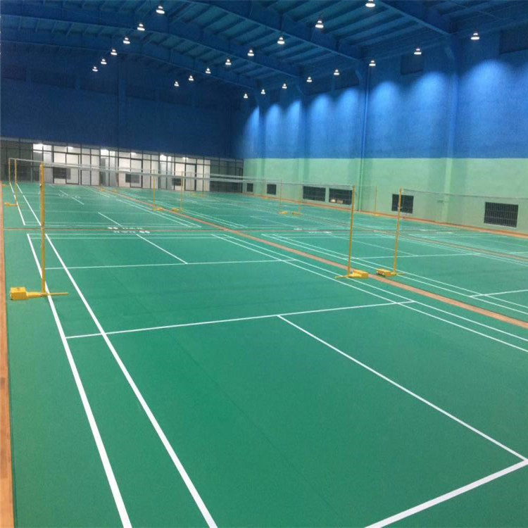 宝鸡防滑防燃pvc地胶网球场运动pvc地胶工厂直接发货