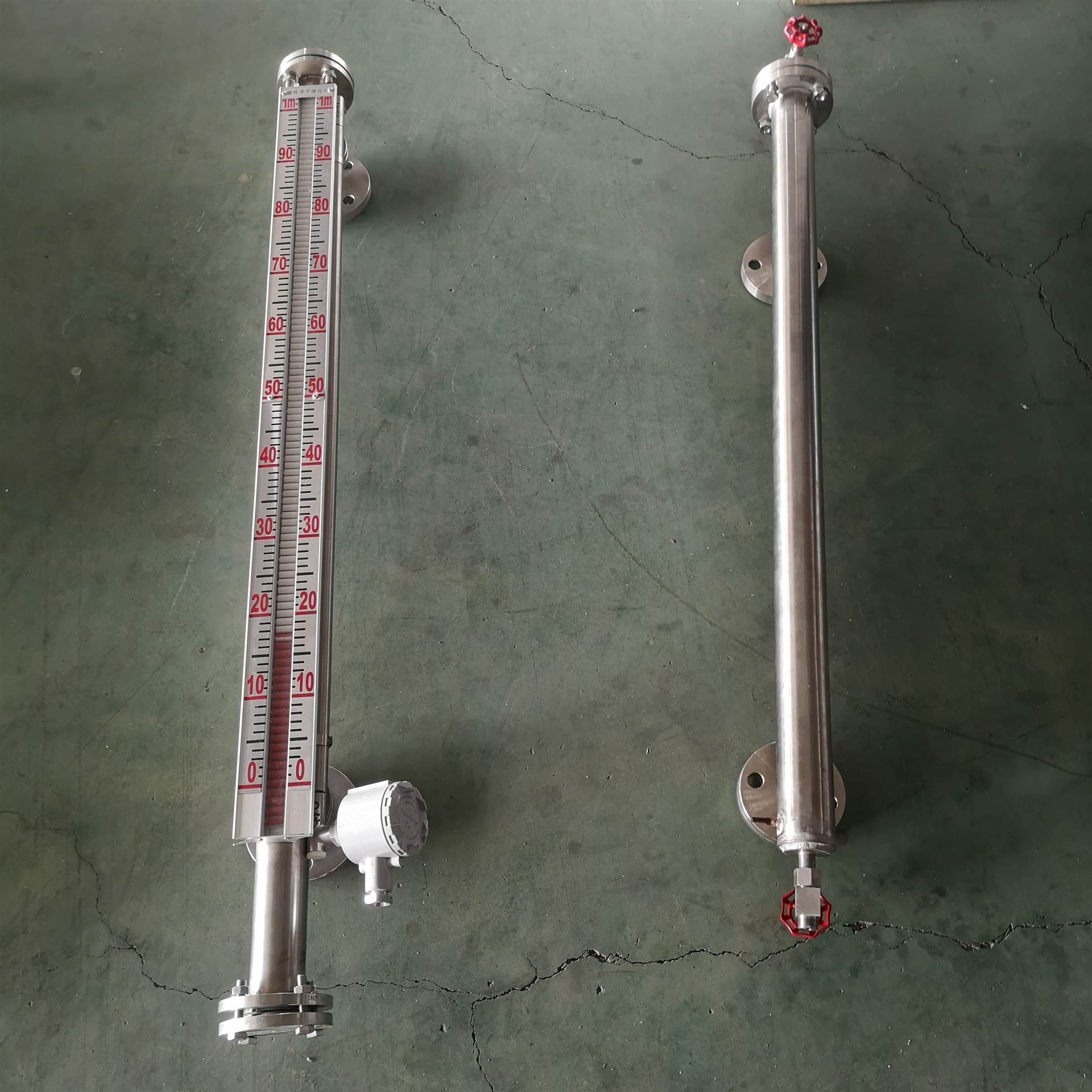 活套法兰结构半地下储罐侧装远传磁性防腐液位计安徽金岭