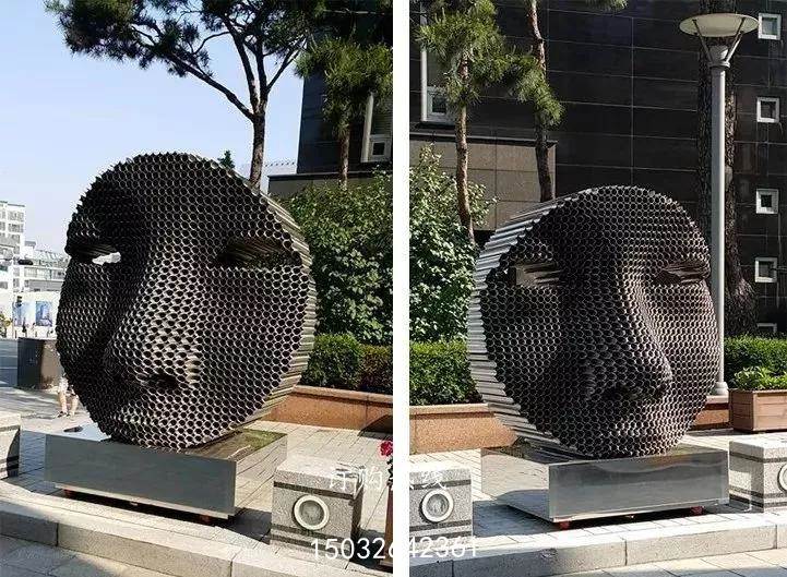 人脸主题雕塑厂家人脸主题雕塑素材人脸主题雕塑图片抽象元素