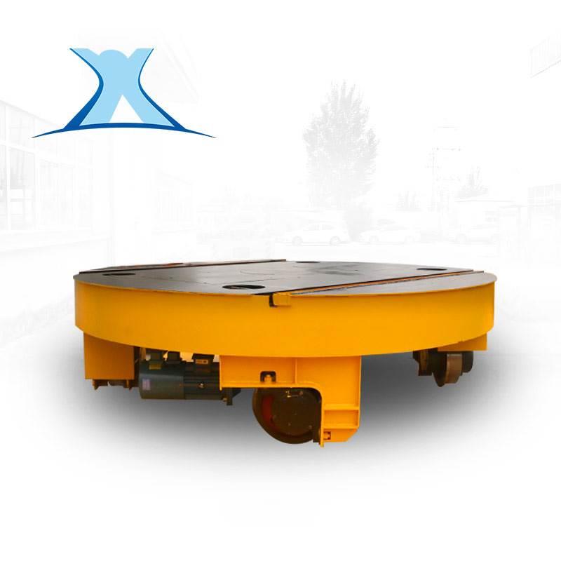 十字交叉电动转盘车 直角转弯车间轨道车