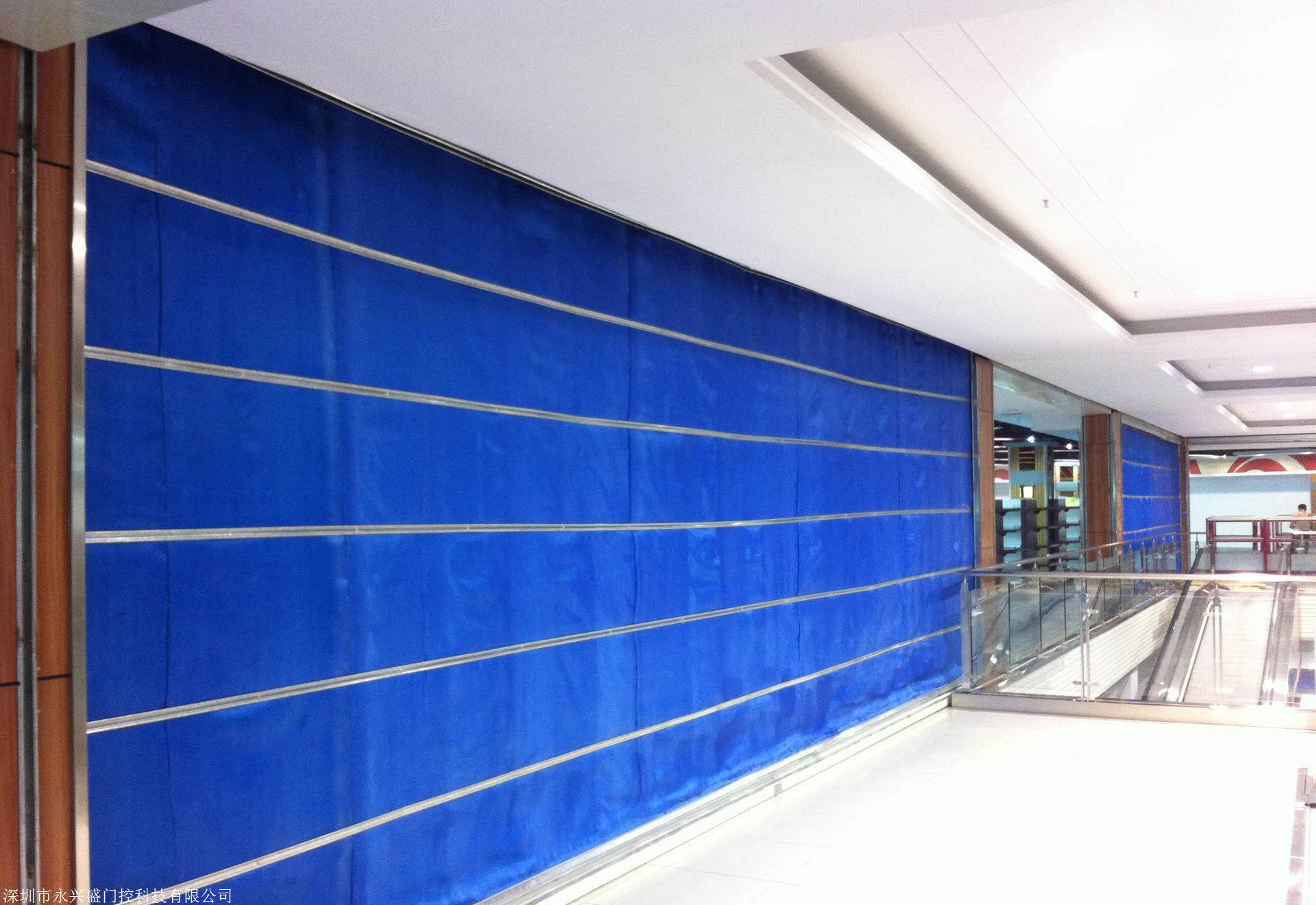 佛山无机布防火卷帘门,电动卷帘门厂家定制安装