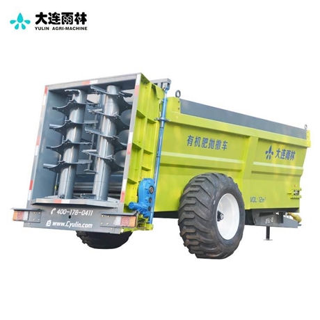 新型鸡粪撒粪车 雨林8立方牛羊粪撒粪车