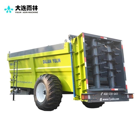 牵引式牲畜粪便抛粪车 农家粪牛羊粪抛粪车