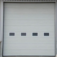 清远翻版车库滑升门 仓库抗风滑升门厂家定制安装