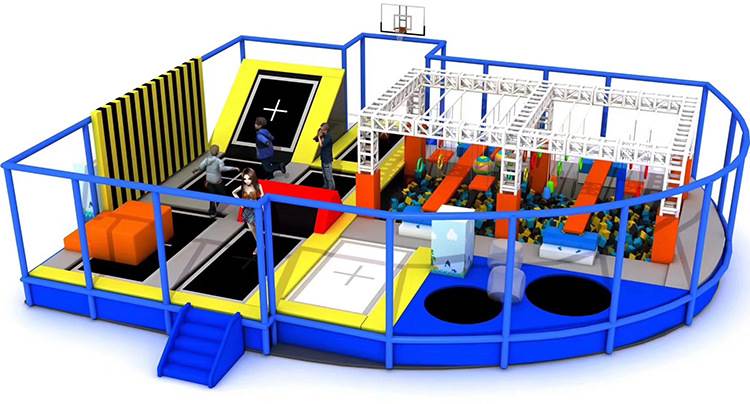 网红蹦床乐园室内大型蹦蹦床厂家