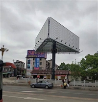 襄樊单立柱三面广告牌18x6高炮广告牌明细品质耐用