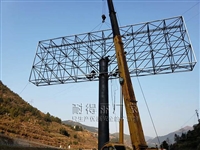 雁峰高杆广告牌18米三面高炮造价质量可靠