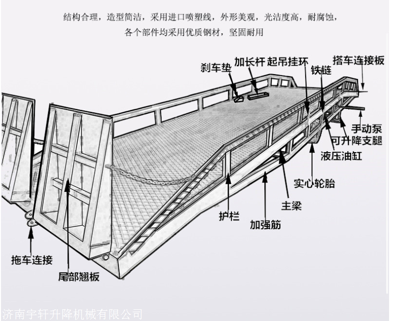 株洲移动液压登车桥登车桥多年生产经验