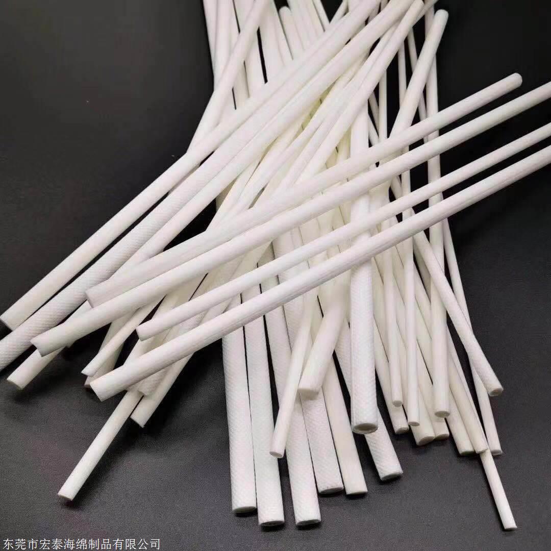 雾化器加湿海绵棒自然散挥发储水棉签白色8mm吸水纤维棉柱管