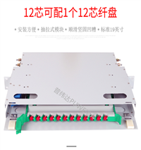 12芯ODF熔配单元箱壁挂式