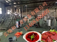鸭血生产设备工艺流程-羊血生产流水线设备-羊血血豆腐加工机