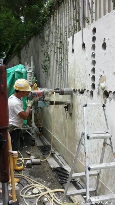 北京平谷水钻打孔 墙体打孔 各种混凝土钻孔施工