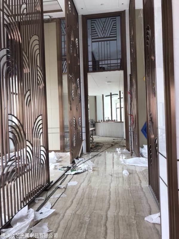 酒店不锈钢装饰效果图_不锈钢屏风_金属材料_建材_供应_98黄页网