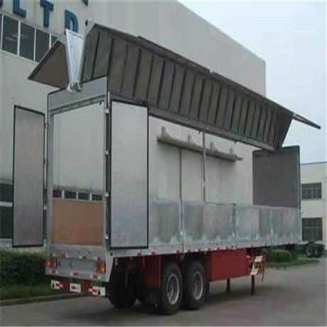  轻量化设计 三桥飞翼厢式半挂车 厂家价格