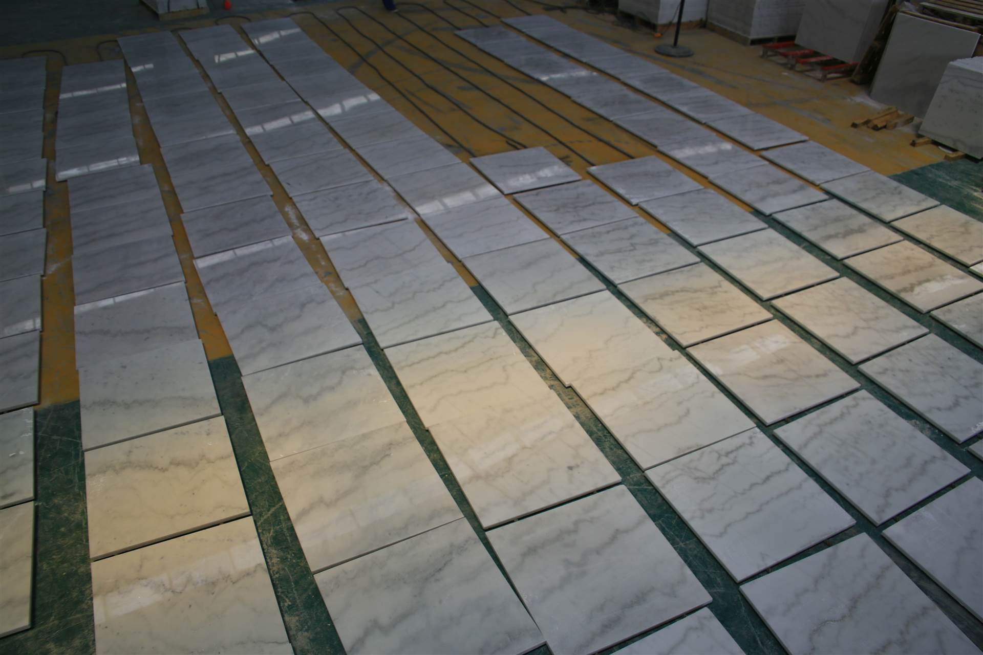 白色防滑大理石地板砖广西白大理石工厂