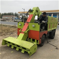 贵州牧场自走清粪车 移动式刮粪装车清粪车