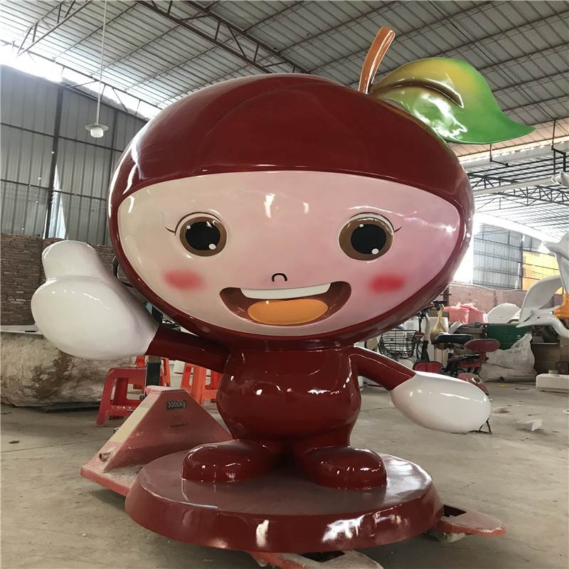 定制福建芙蓉李玻璃钢雕塑 广场卡通摆件