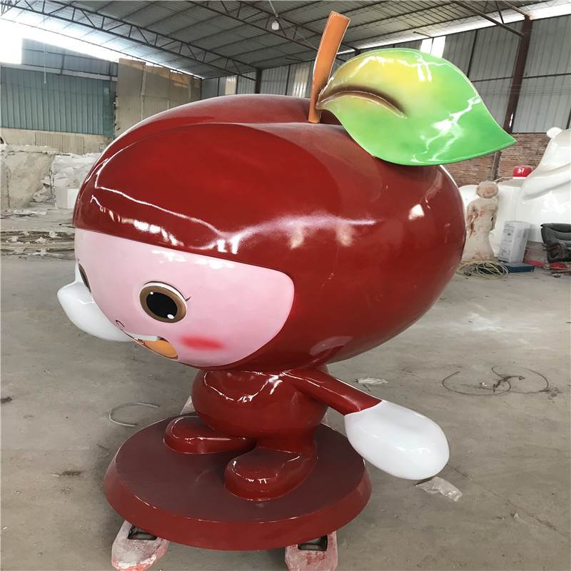 定制福建芙蓉李玻璃钢雕塑 广场卡通摆件