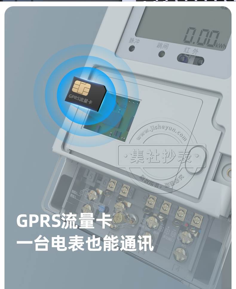 单相gprs无线电表 单相智能无线电表 华立DDZY285-G出租房电表