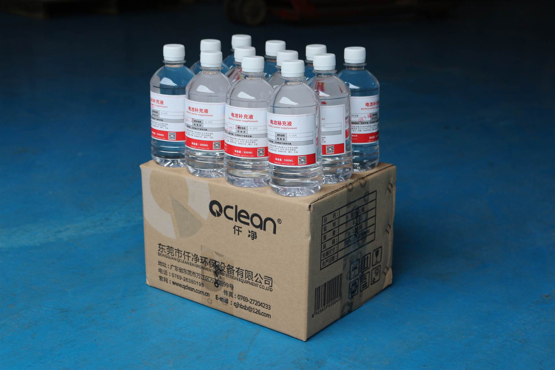 仟净叉车电池补充液 500ml装铅酸电池补充水