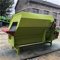 湖南高产量粉碎称重一体搅拌机牧畜牛羊秸秆饲料混合机