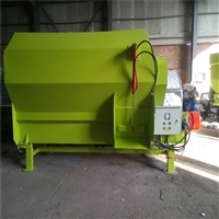 河南全天粮双轴tmr搅拌机内部图多功能饲料粉碎搅拌机