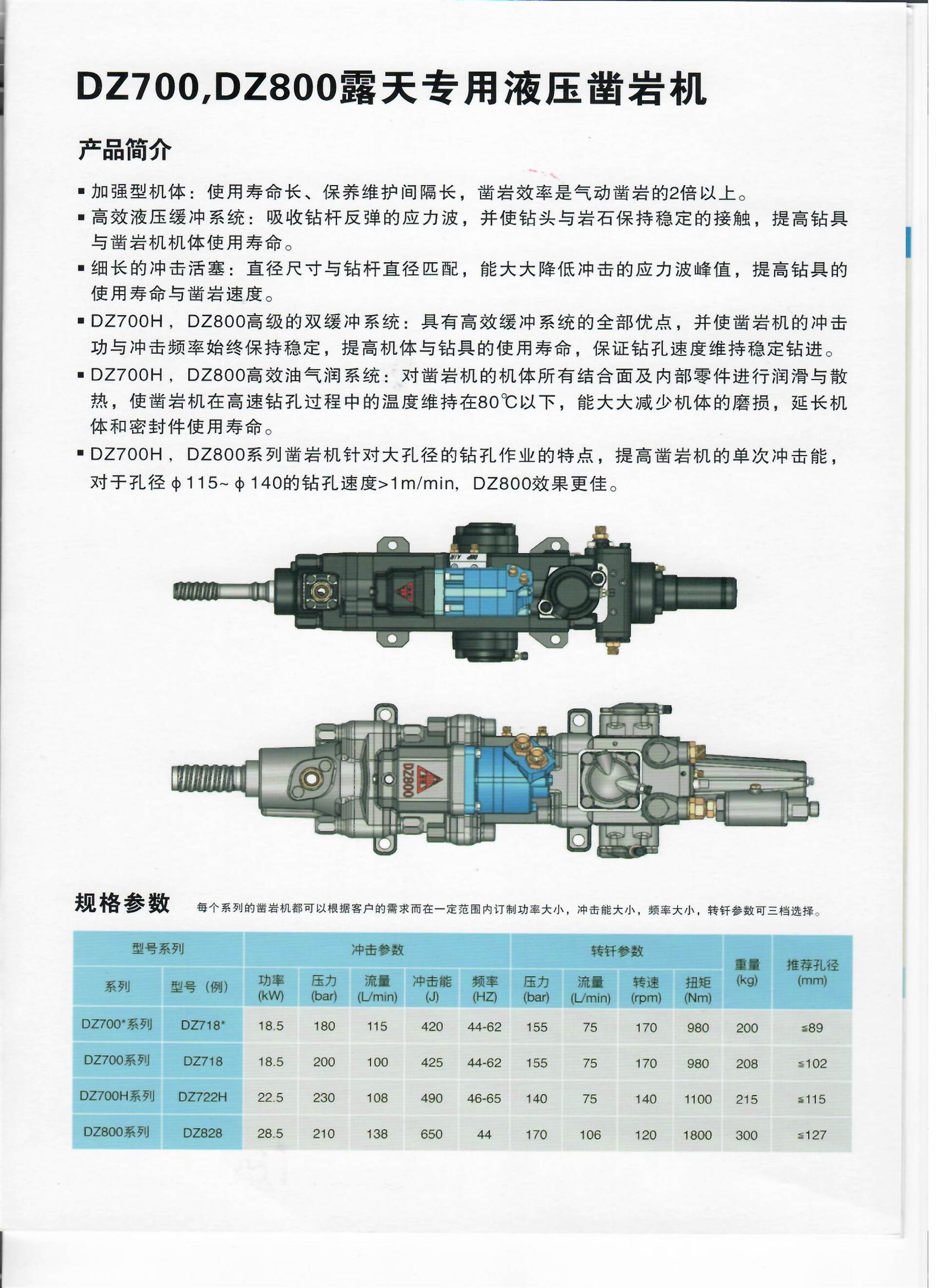 广东清远凿岩机规格齐全