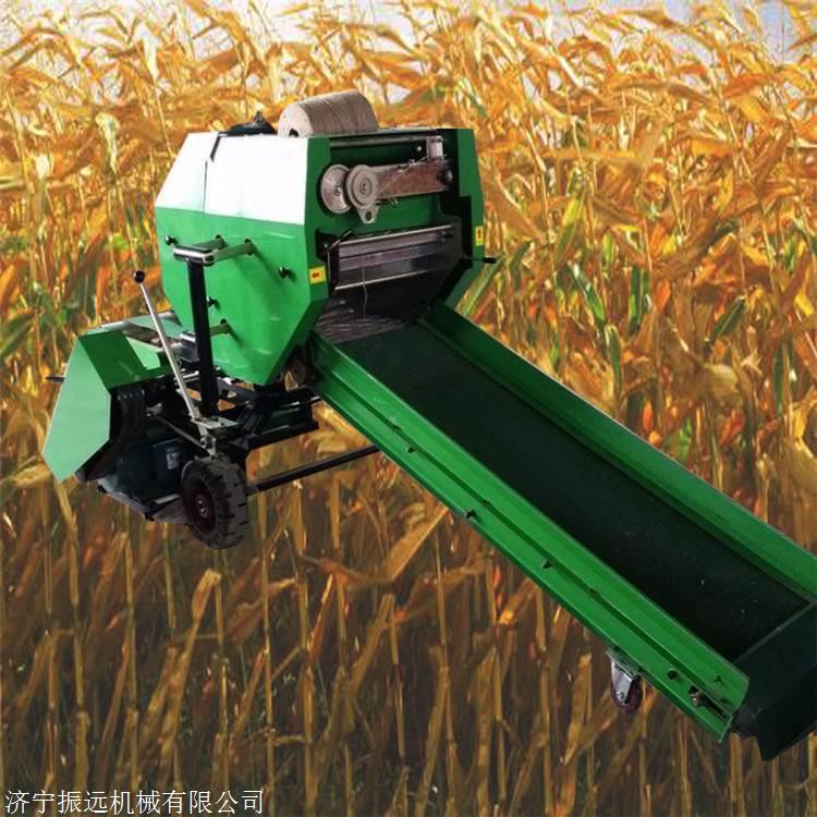 云南多功能青贮打捆包膜机圆捆包膜一体机干湿两用打捆机