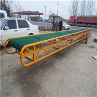 香港粮食装车移动式皮带机双向升降输送皮带机