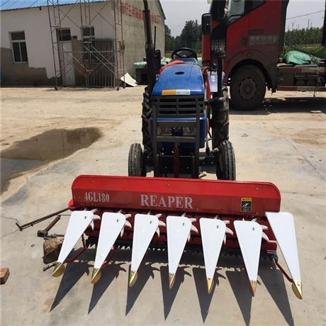 河南自走式农田农作物割晒机手扶一体收割打捆割晒机