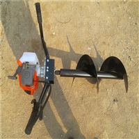 植树挖坑机 汽油便携式种植打眼机 工作效率高挖坑机