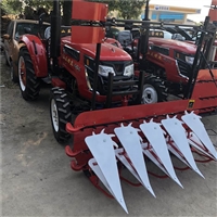 重庆自走式作物割晒机高杆农作物收割机前置式四轮割晒机