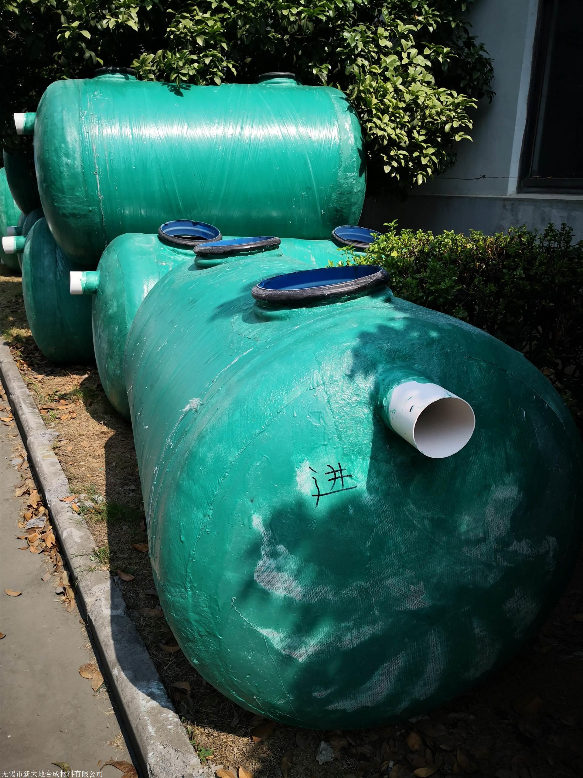 可降解玻璃钢隔油池食堂用玻璃钢隔油池玻璃钢化粪池厂家