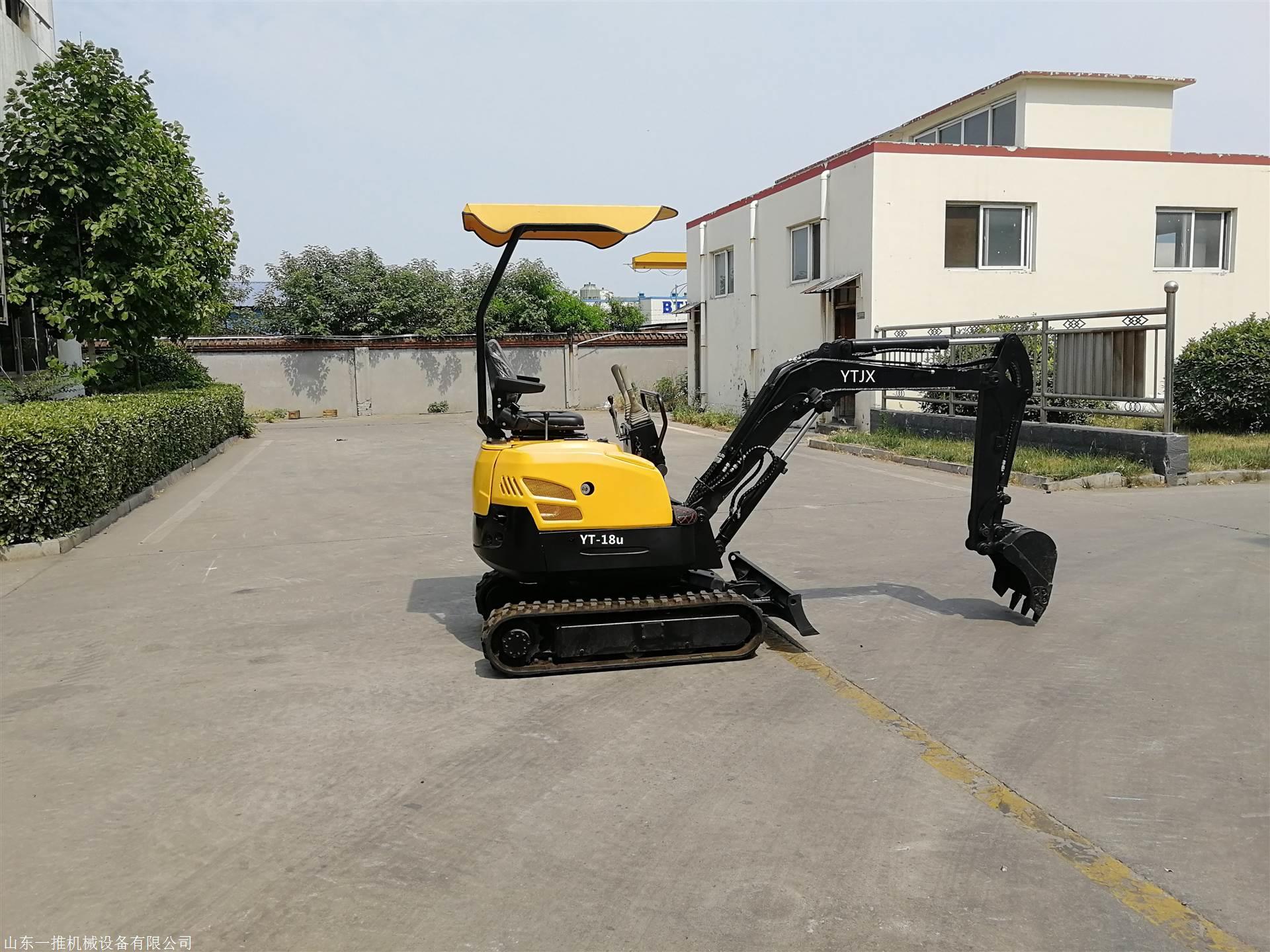一推机械18u洋马无尾型小型挖掘机狭窄胡同专用小挖机
