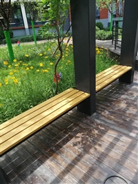 兰州公园椅厂家/庆阳休闲椅/公园靠背椅/铸铝椅/塑木椅/围树椅