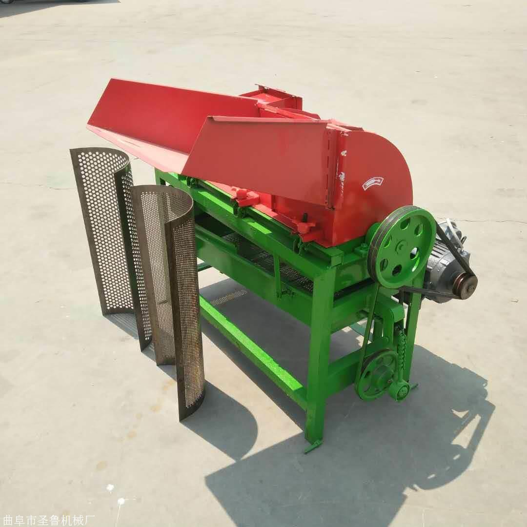 大型谷子脱粒机小麦打粒机视频