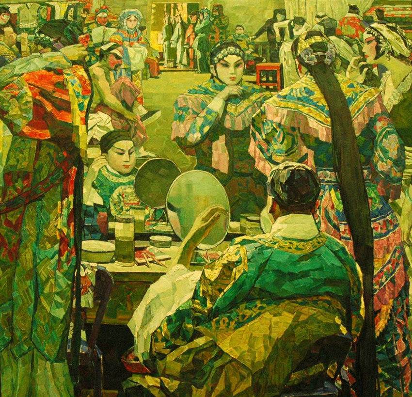 沈嘉蔚油画在哪里交易好安全