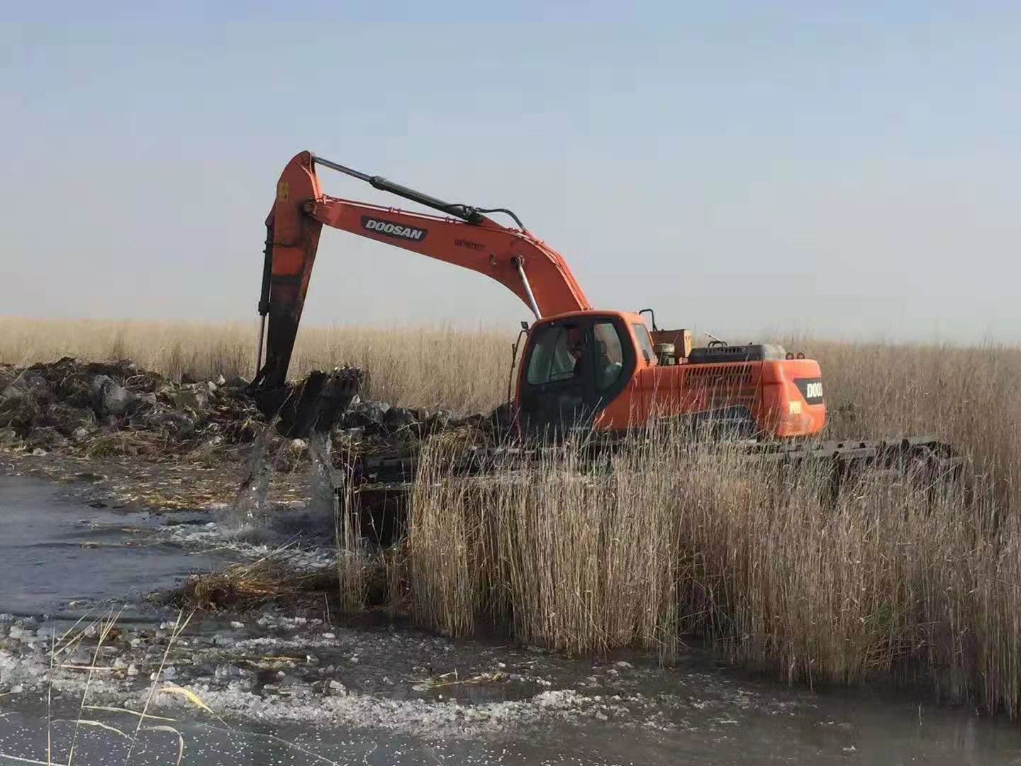 兰州水路挖掘机出租低价优惠