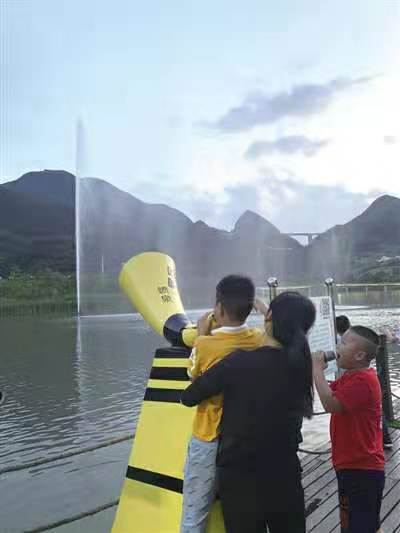 网红圣地呐喊喷泉厂家定制 互动营收道具呐喊喷泉